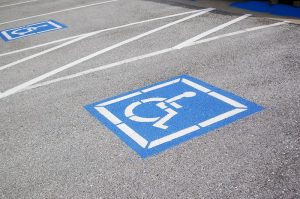 Wheelchair Disabled Handicap ADA Accessible Reserved Parking Space