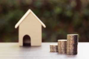 Property investment and home financial mortgage concept.