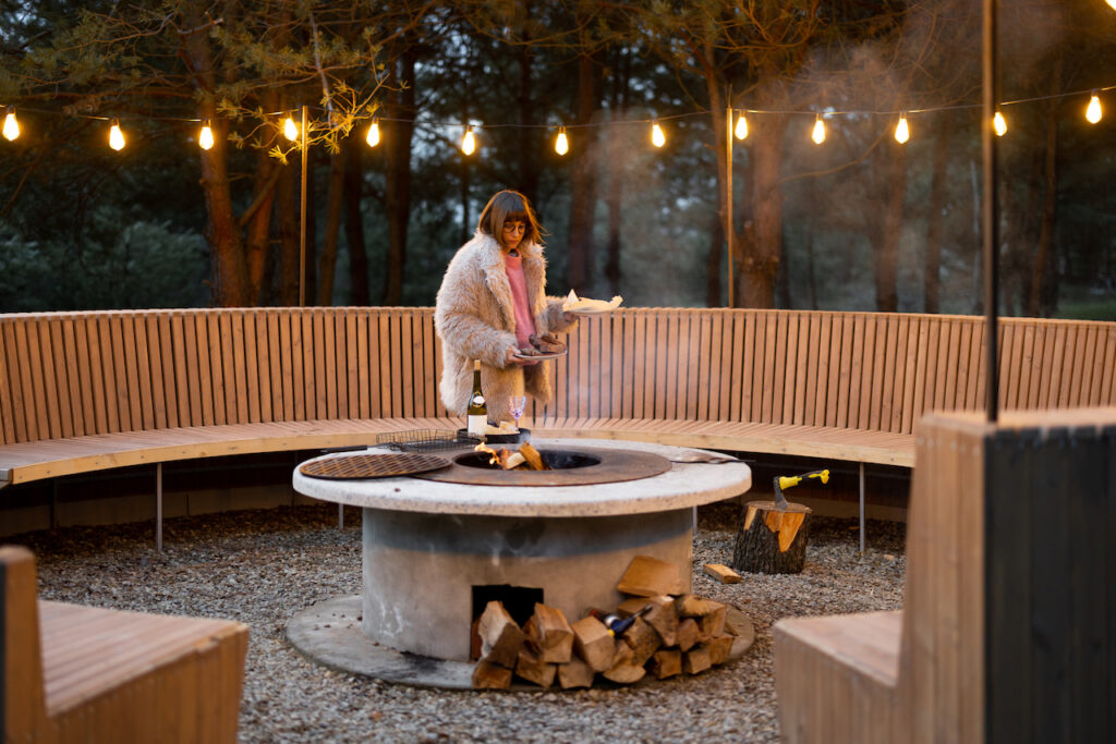 Fire Features in Hardscaping: Fire Pits, Fireplaces, and More